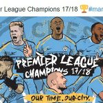 Cầu thủ Man City đồng loạt mừng chức vô địch trên mạng xã hội