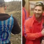Cậu bé sáu tuổi hoàn thành giấc mơ gặp Messi